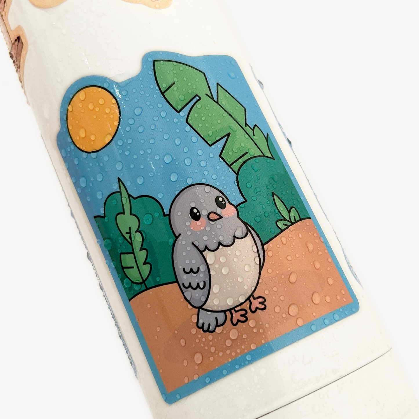 Birdie Outside Vinyl Sticker