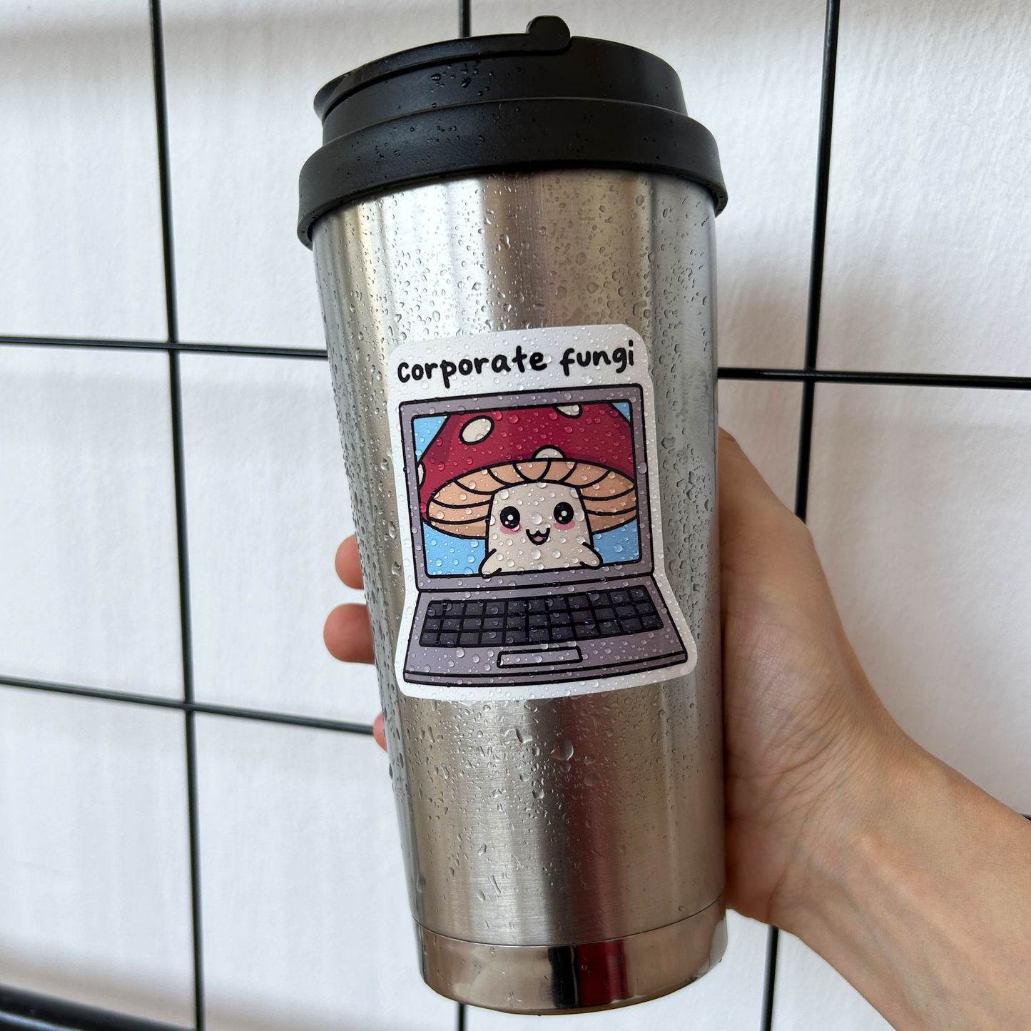 Corporate Fungi Vinyl Sticker