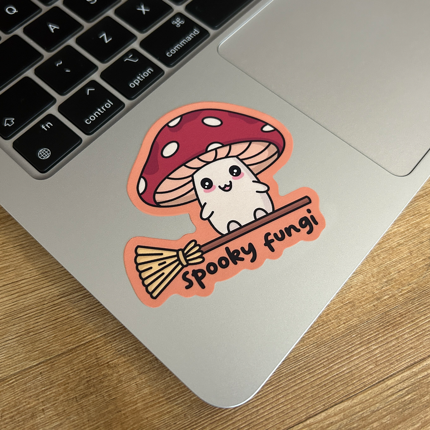 Spooky Fungi Mushroom Vinyl Sticker