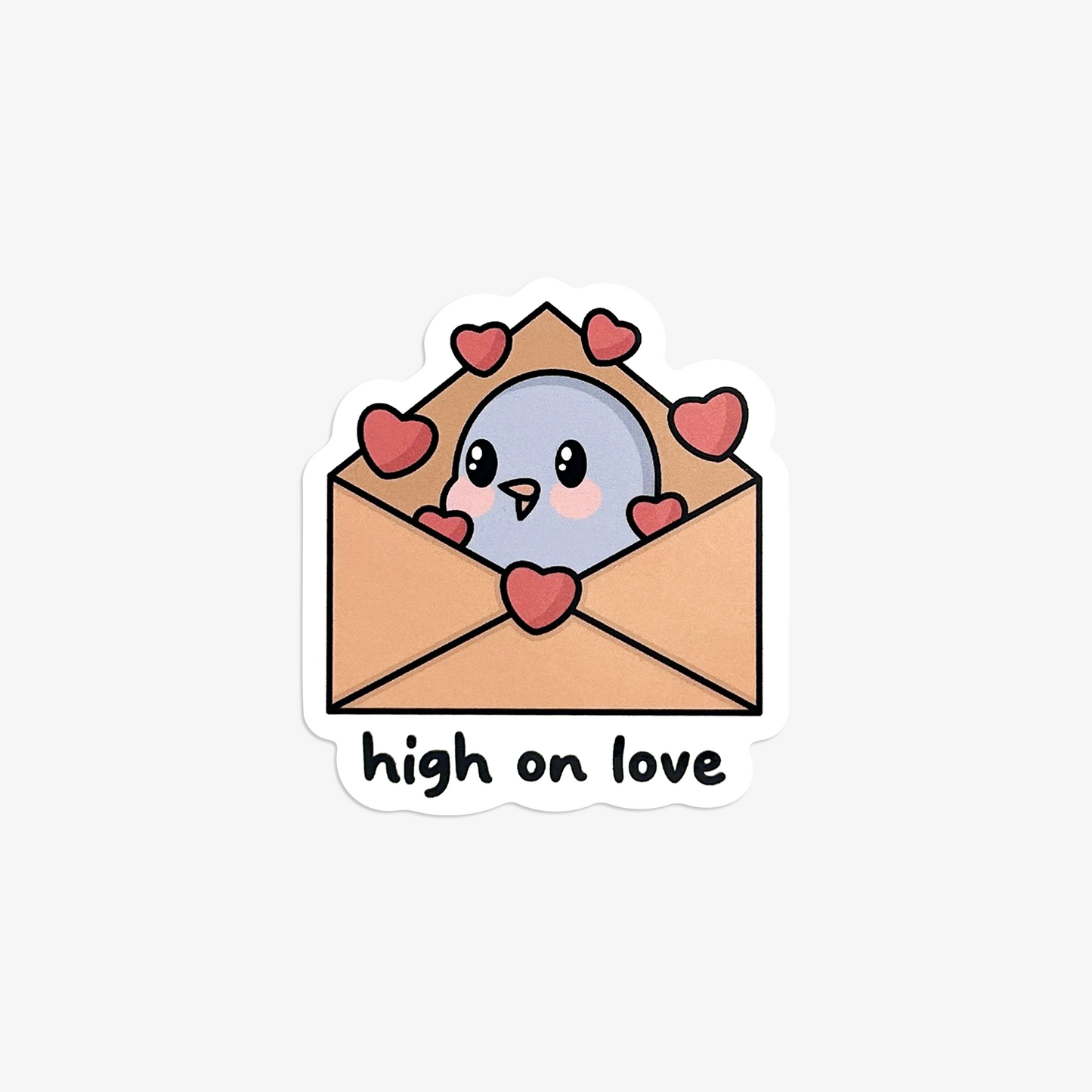 High On Love Vinyl Sticker