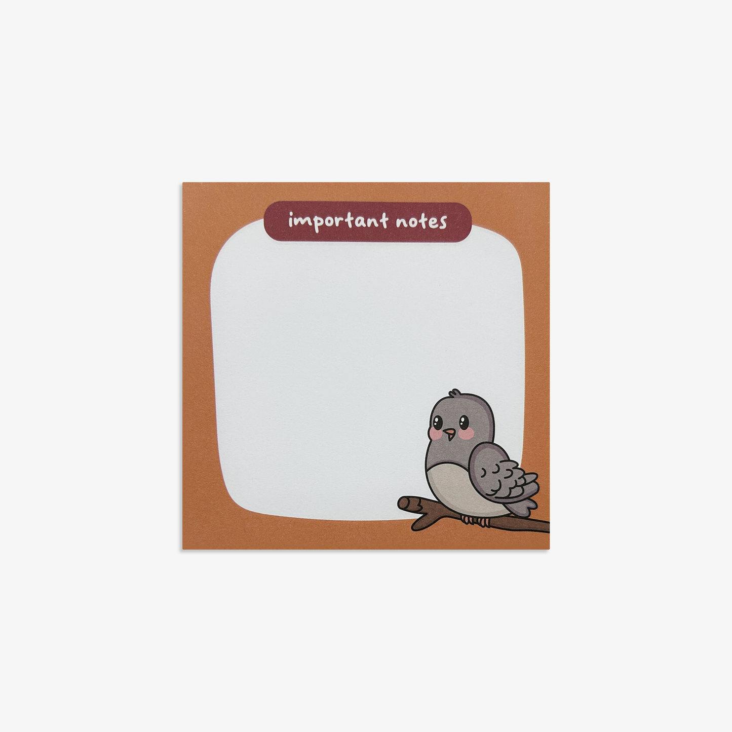 Important Notes Birdie Notepad
