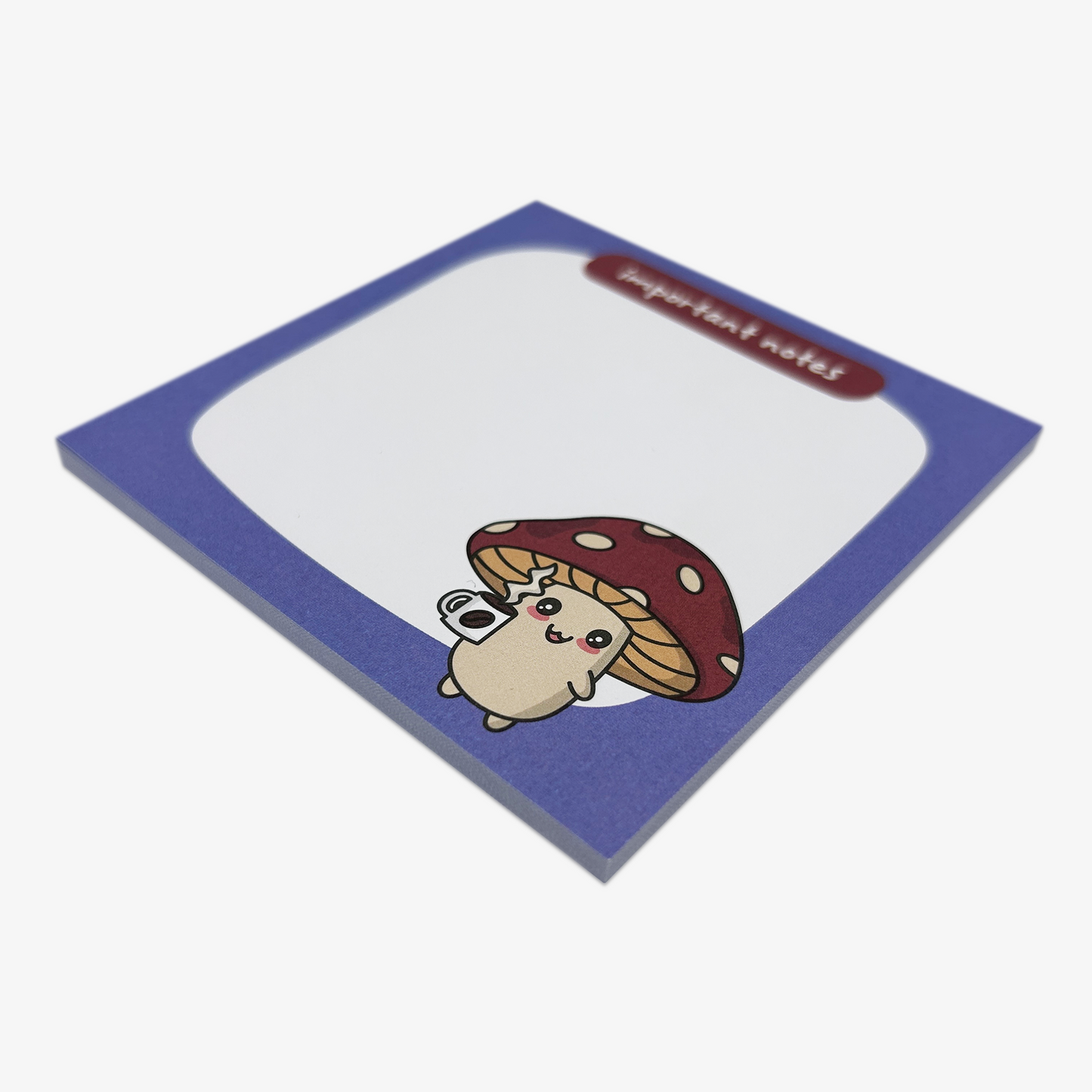 Important Notes Mushroom Notepad