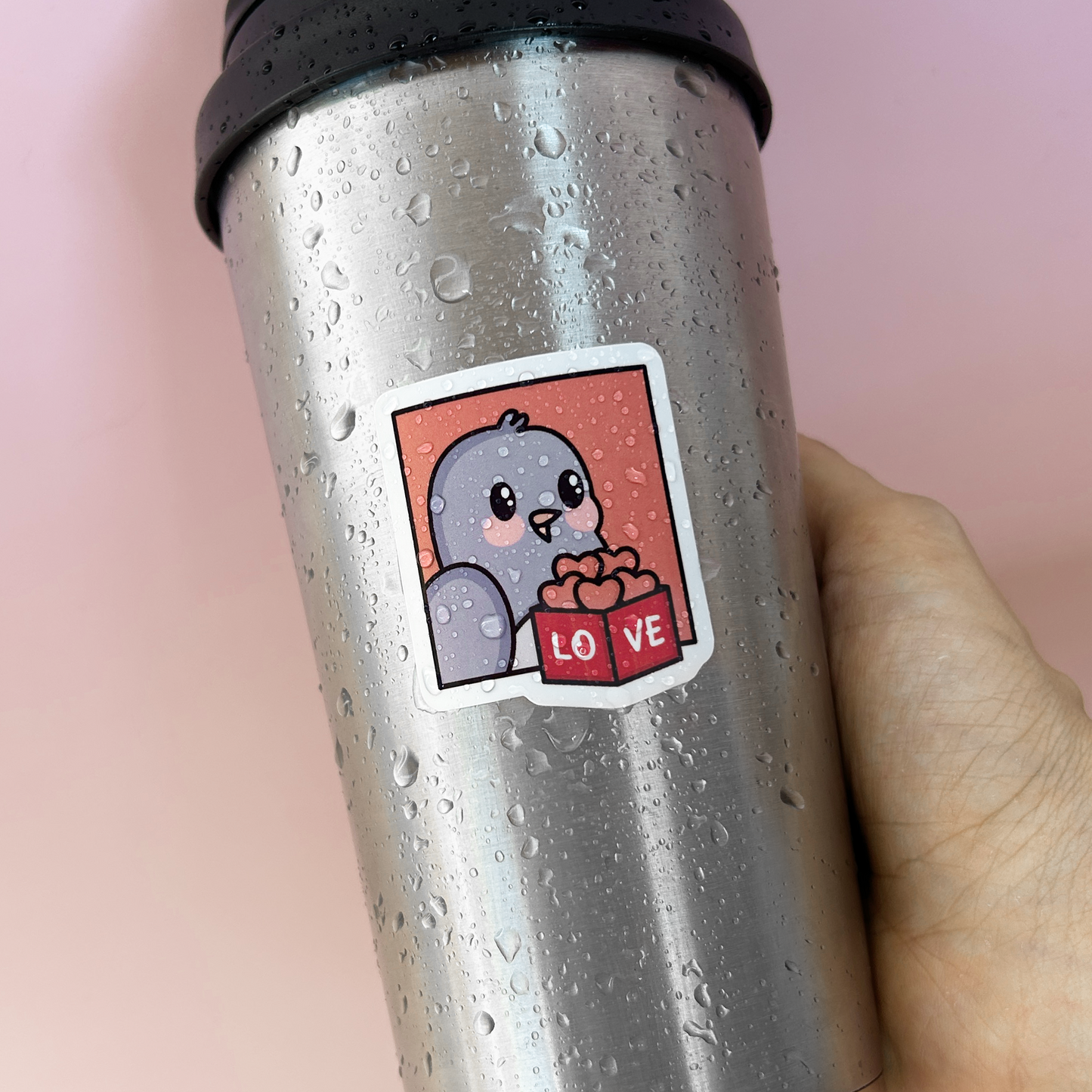 Love Birdie Vinyl Sticker