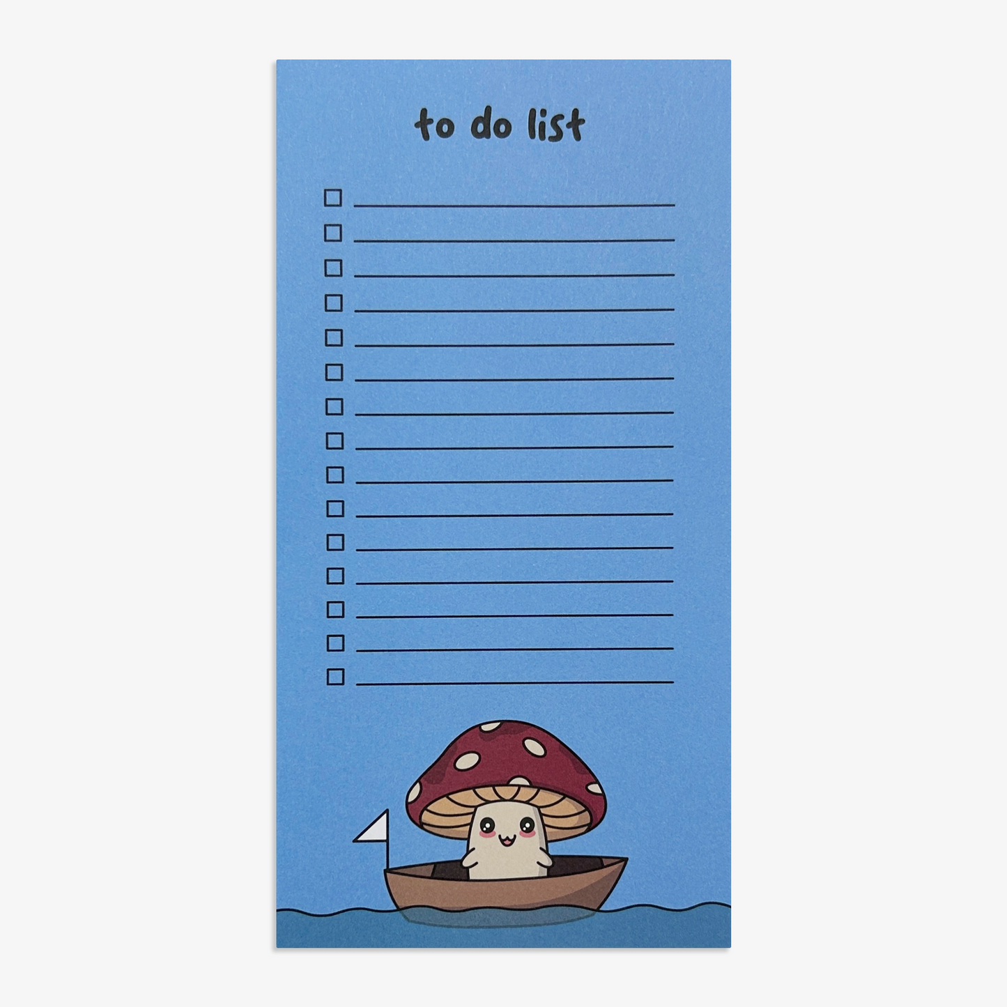 Sailing Mushroom To Do List
