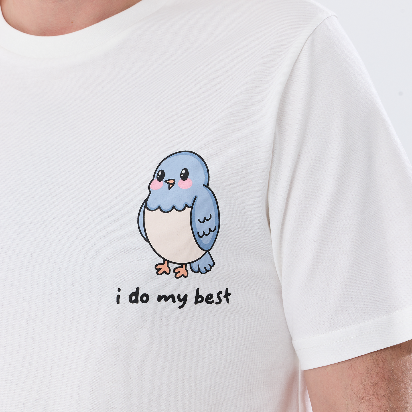 I Do My Best Birdie Unisex White T-Shirt