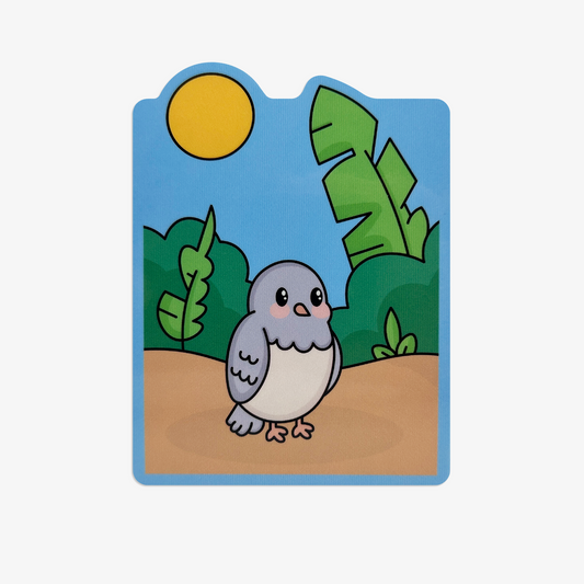 Birdie Outside Vinyl Sticker