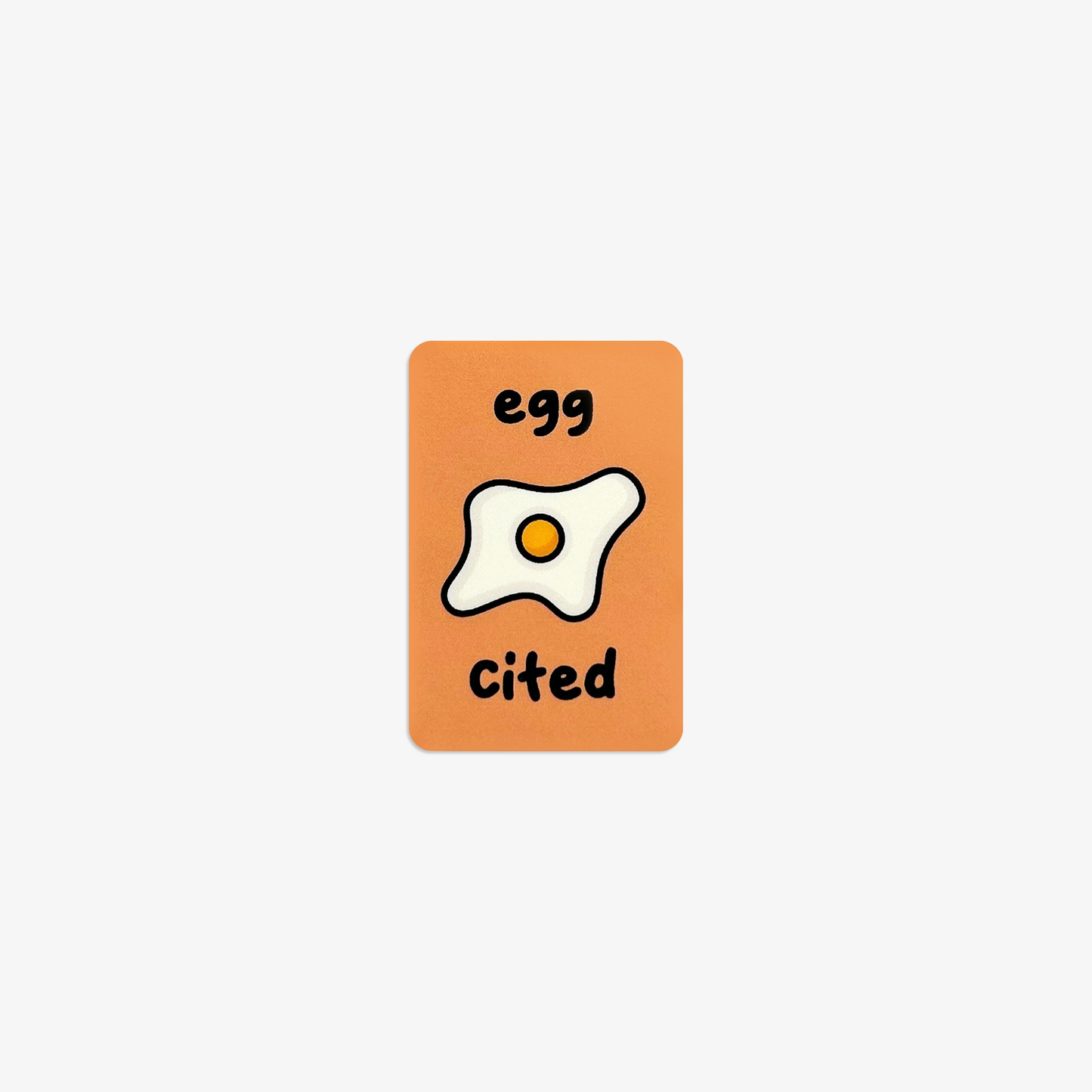 EggCited Vinyl Sticker