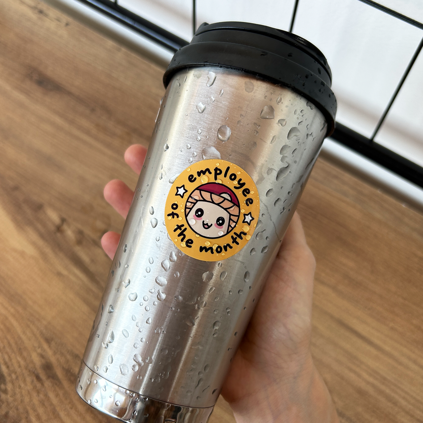 Employee Of The Month Vinyl Sticker