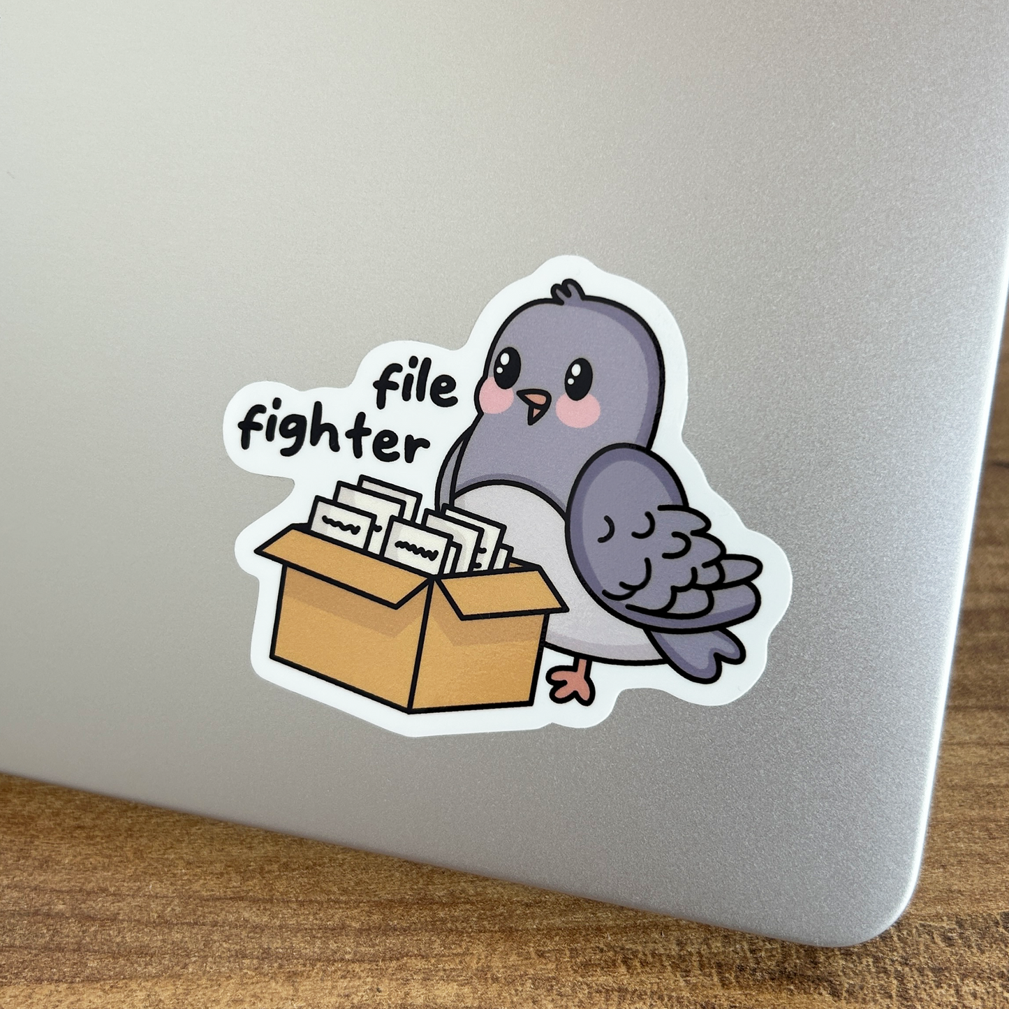 File Fighter Vinyl Sticker