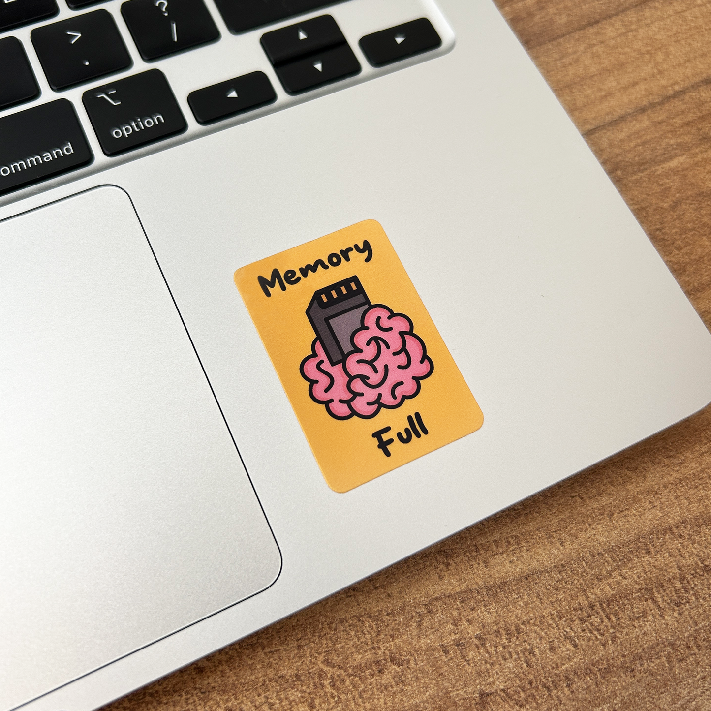 Memory Full Vinyl Sticker