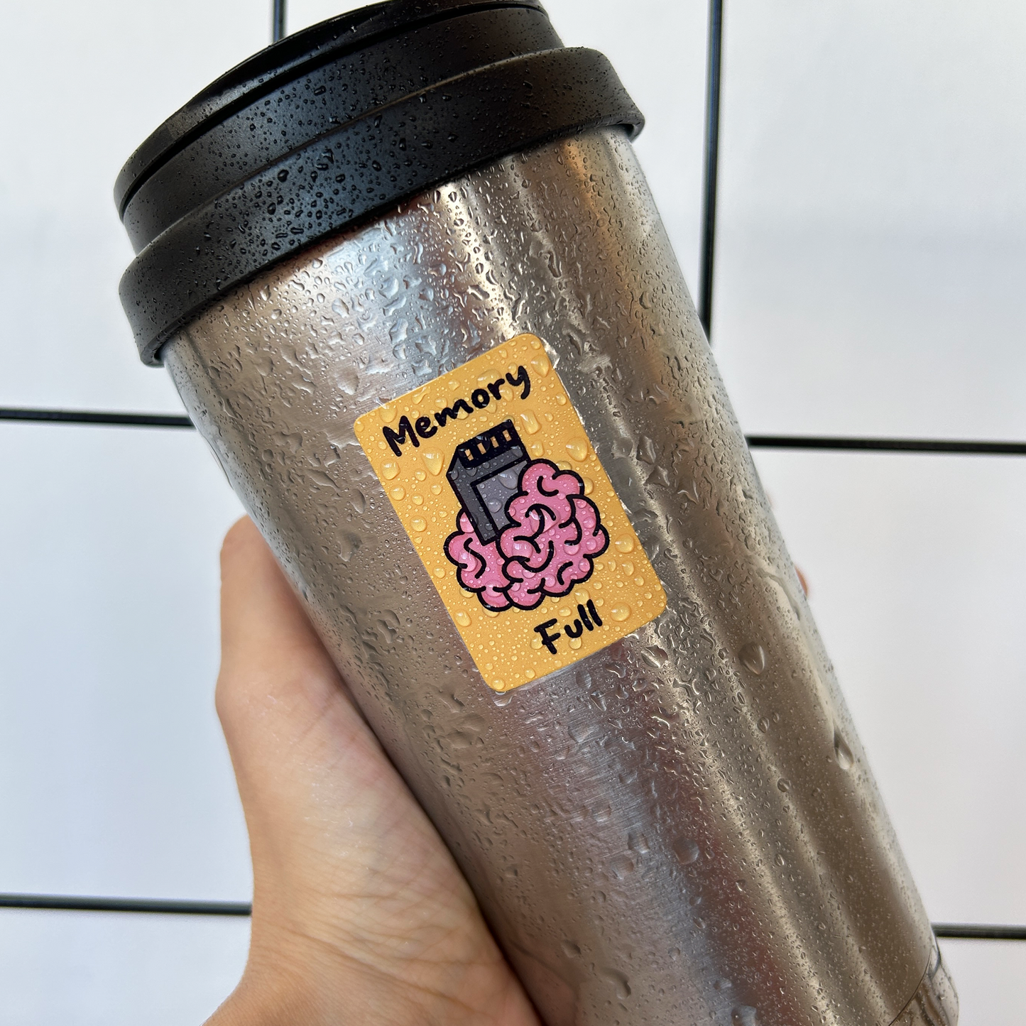 Memory Full Vinyl Sticker