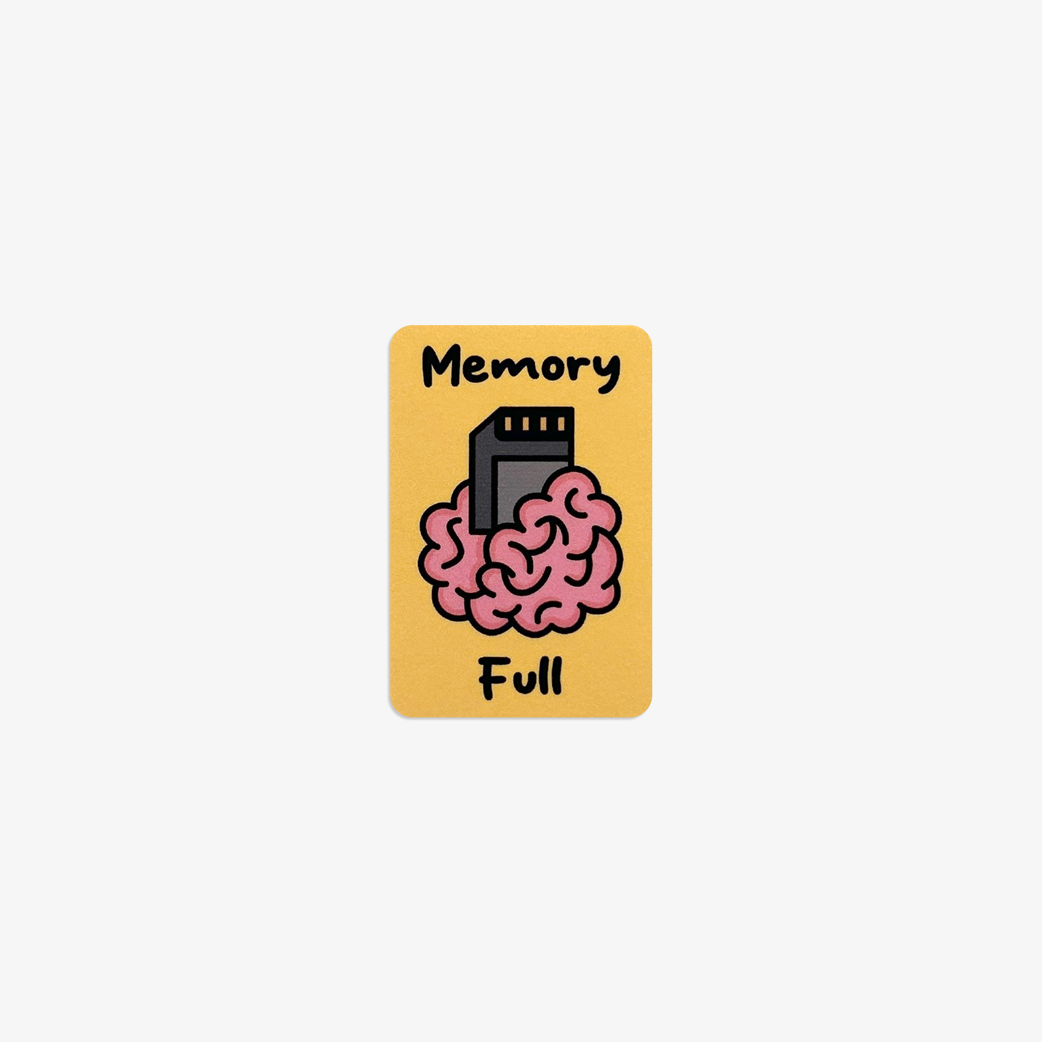 Memory Full Vinyl Sticker – Under Studio Shop