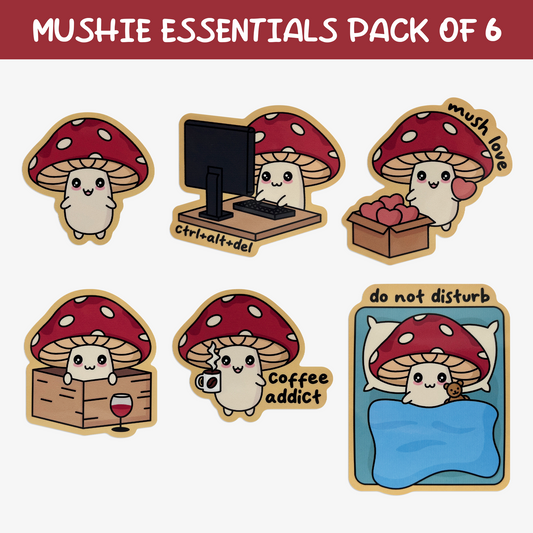 Sticker Set Vol. 2: Living Like A Mushroom